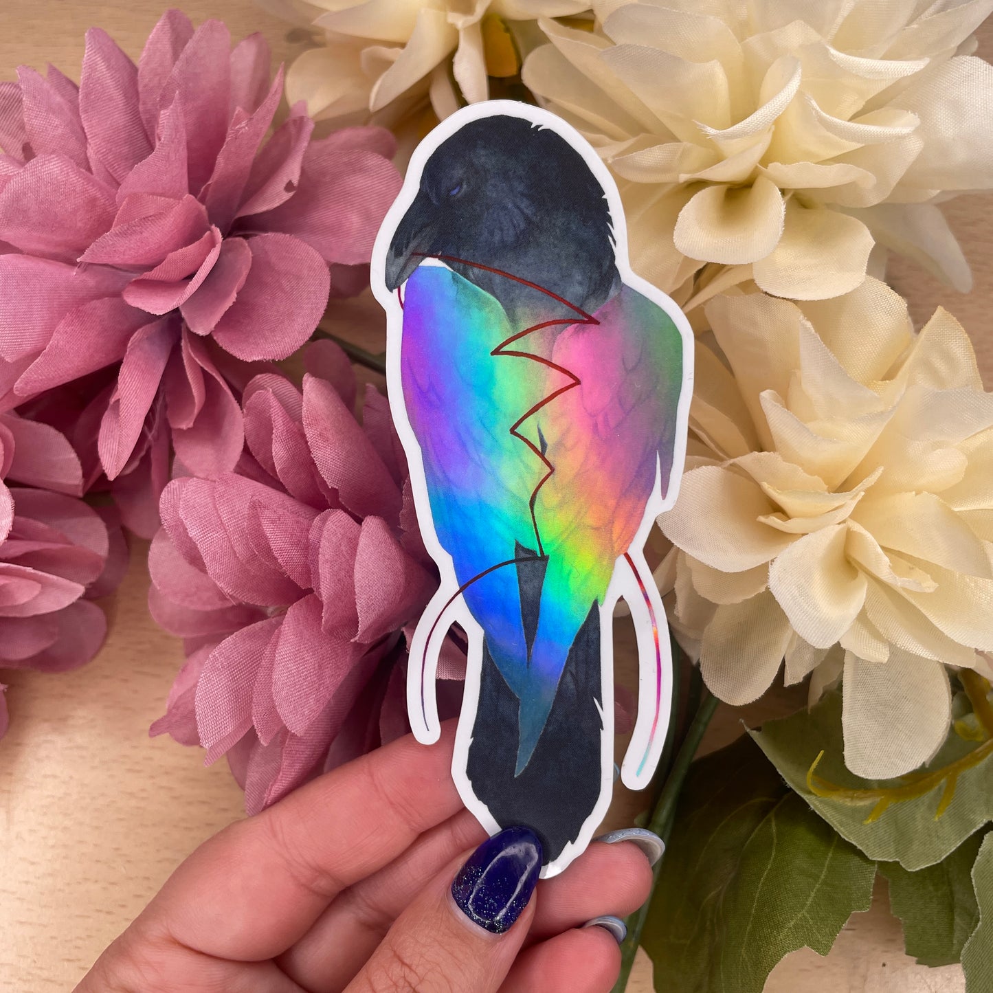 Wings - Holographic Premium XL Stickers