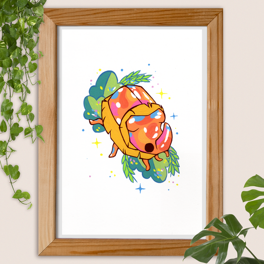 Yelow Beetle - Original Painting