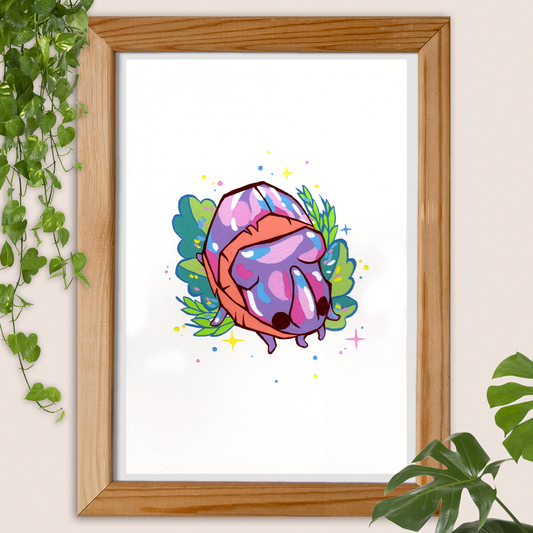 Purple Beetle - Original Painting