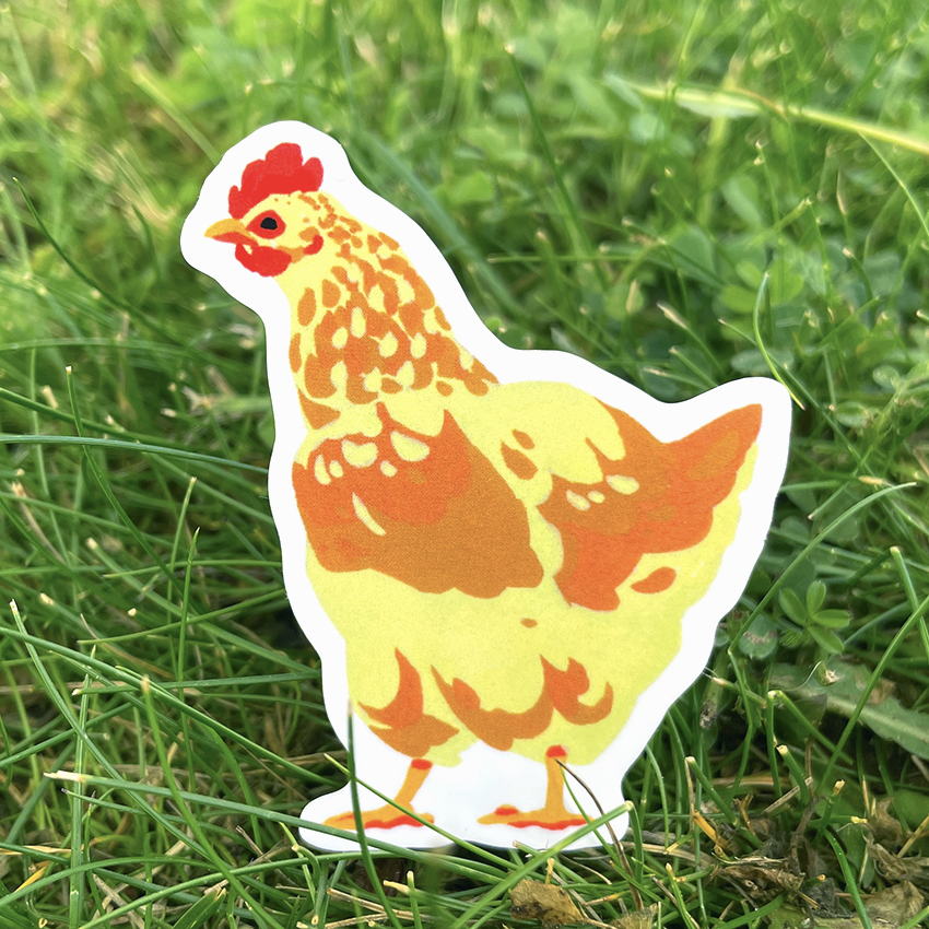 Stardew Valley Chickens - Vynil Stickers