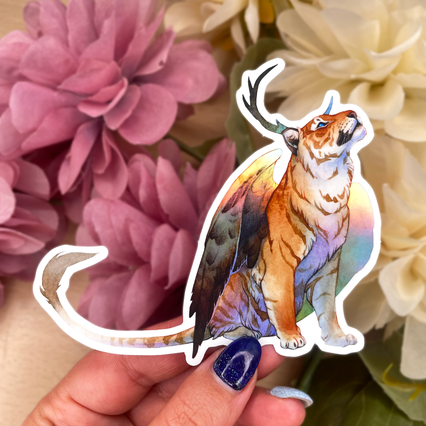 Chimera - Holographic Premium XL Stickers