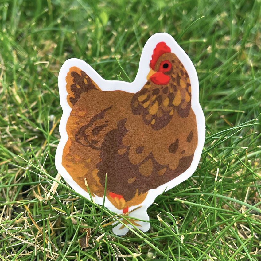 Stardew Valley Chickens - Vynil Stickers