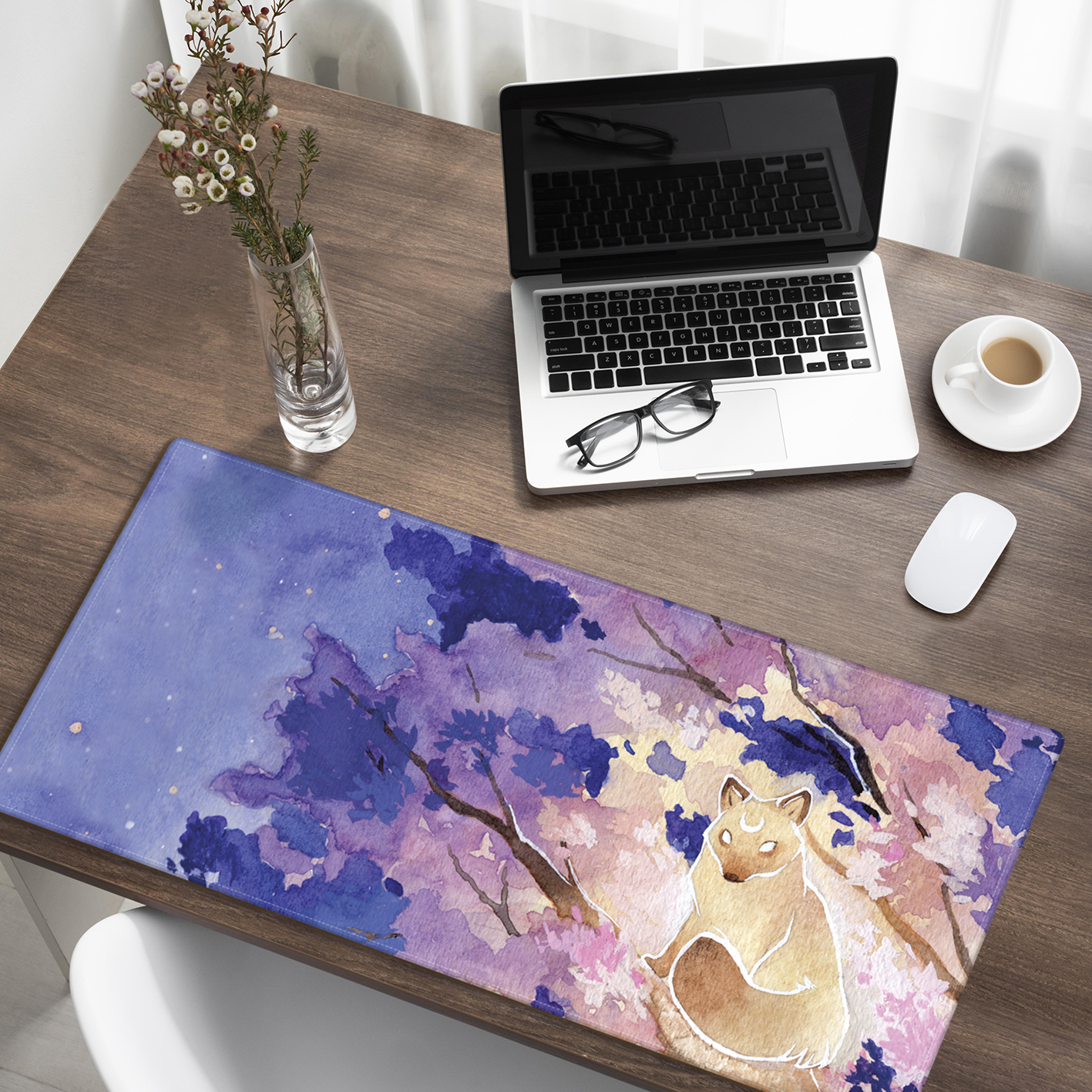 Sakura Fox - Mouse Mat