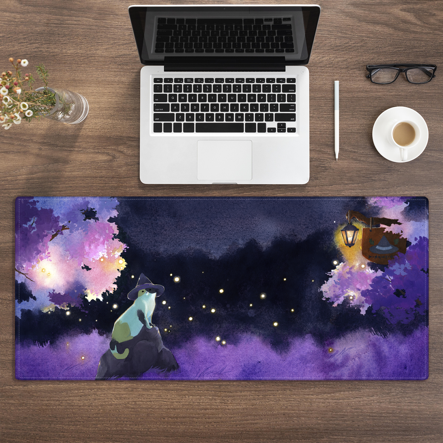 Witch Cat - Mouse Mat