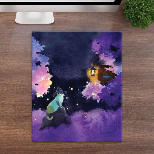Witch Cat - Mouse Pad