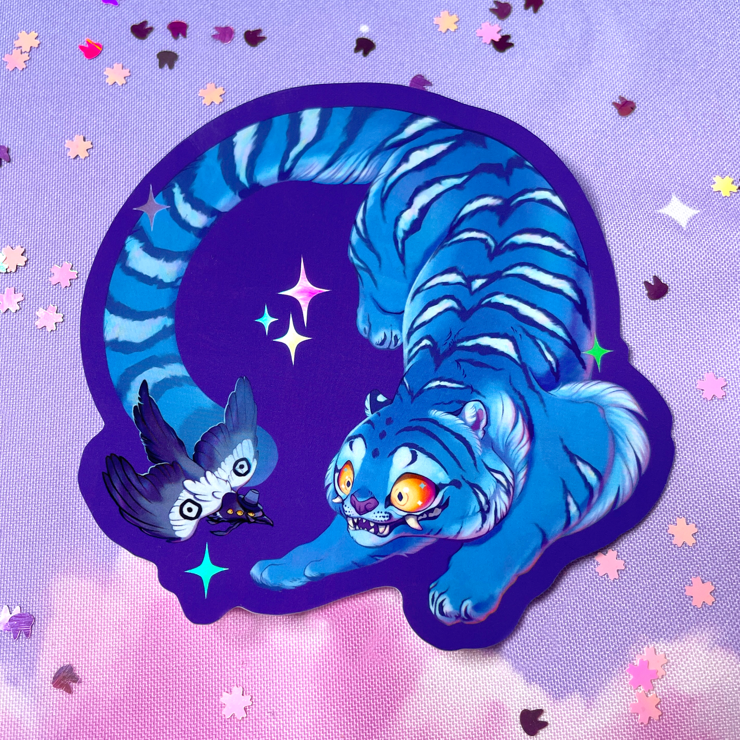 Derpy & Sussie - Holographic XL Stickers