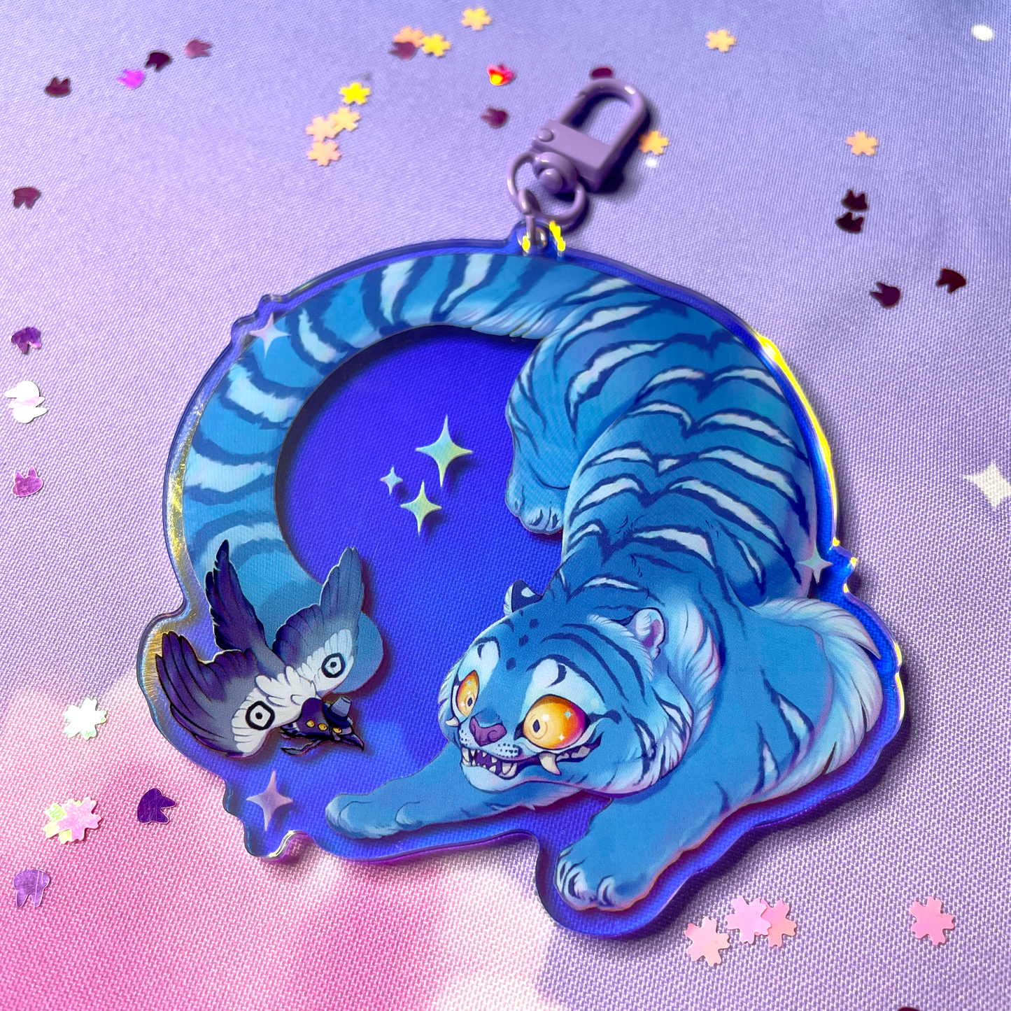 Derpy & Sussie - XL Rainbow Keychain - B-Grade