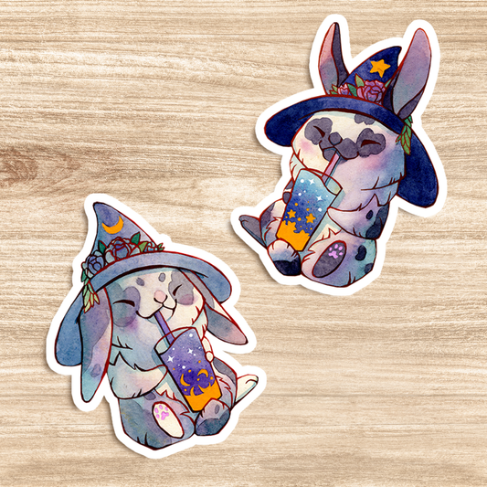 Witch Rabbits Bubble Tea - Vynil Stickers