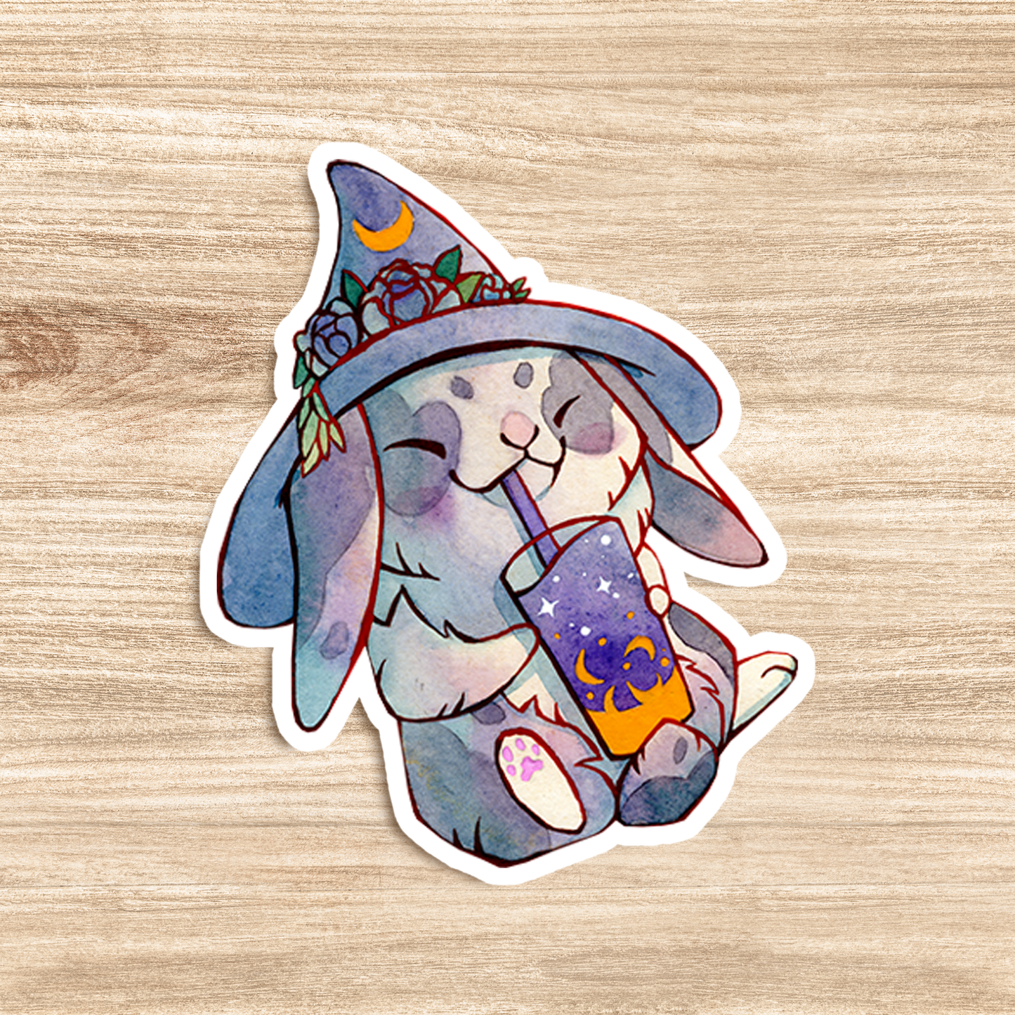 Witch Rabbits Bubble Tea - Vynil Stickers