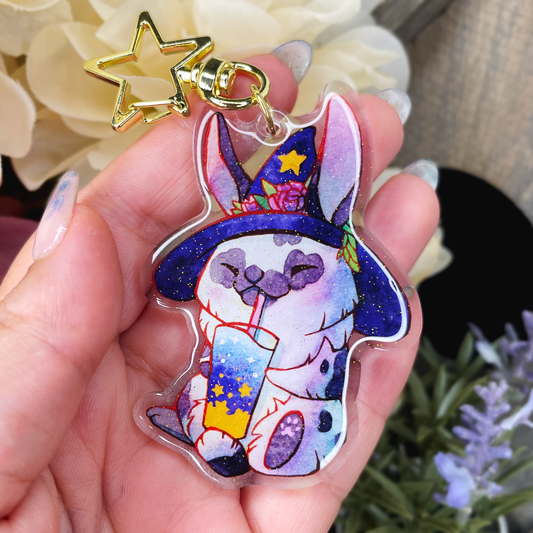 Starry Bubble Tea - Keychain