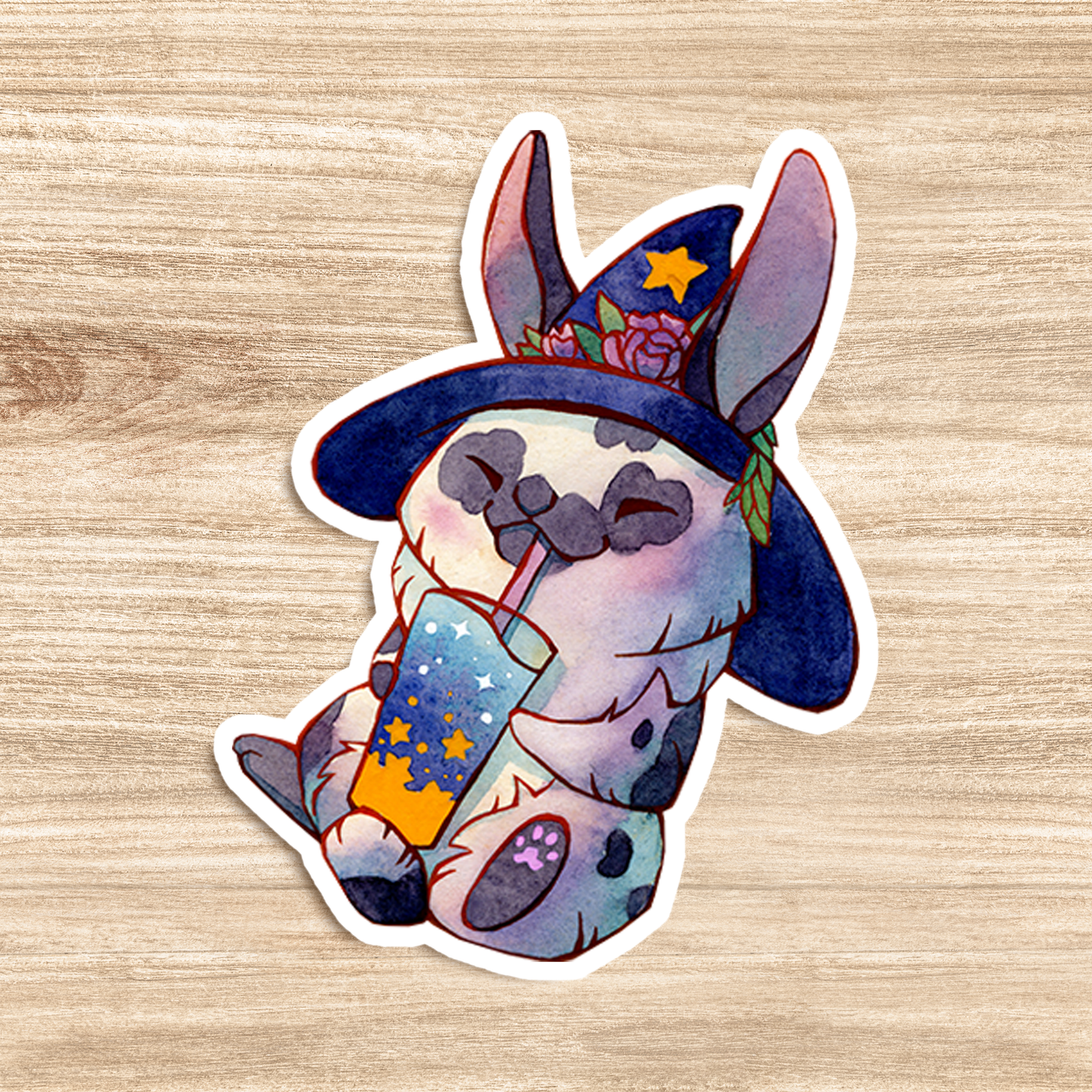 Witch Rabbits Bubble Tea - Vynil Stickers