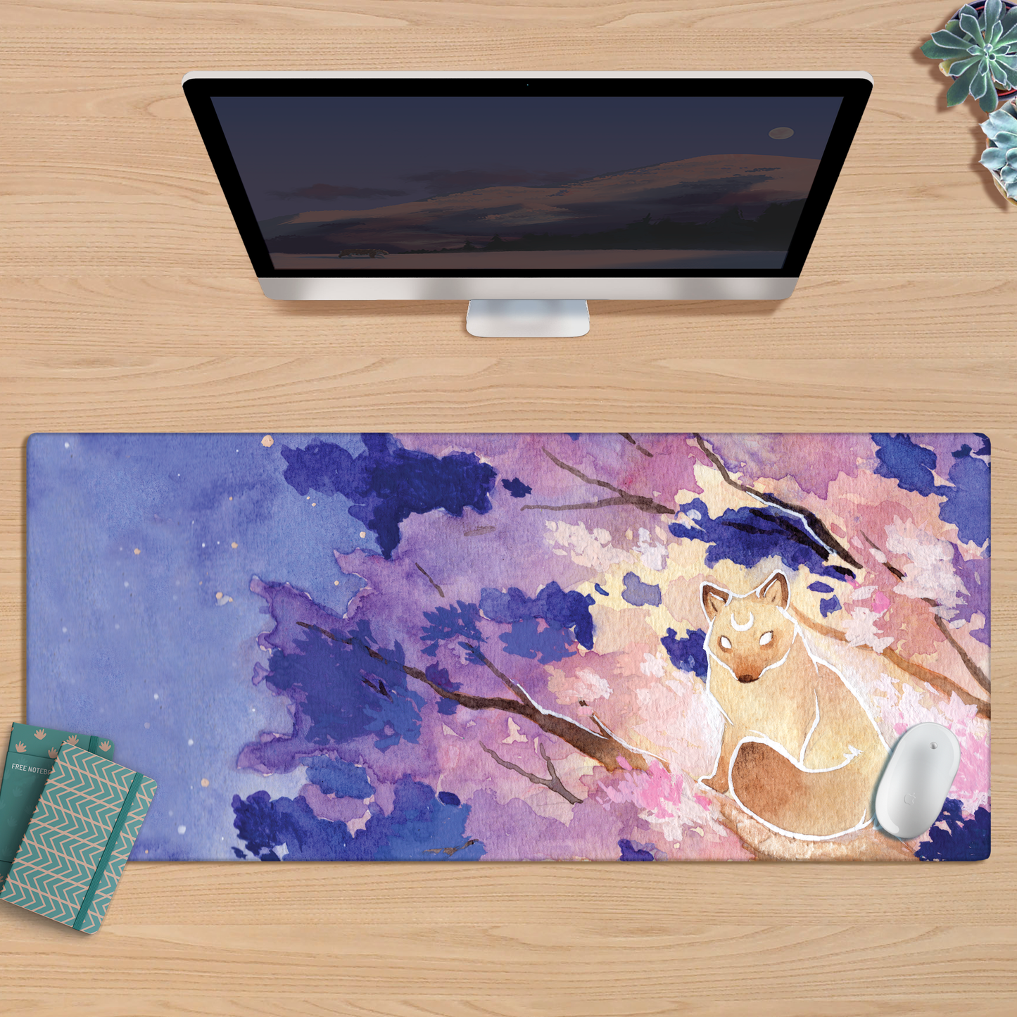 Sakura Fox - Mouse Mat