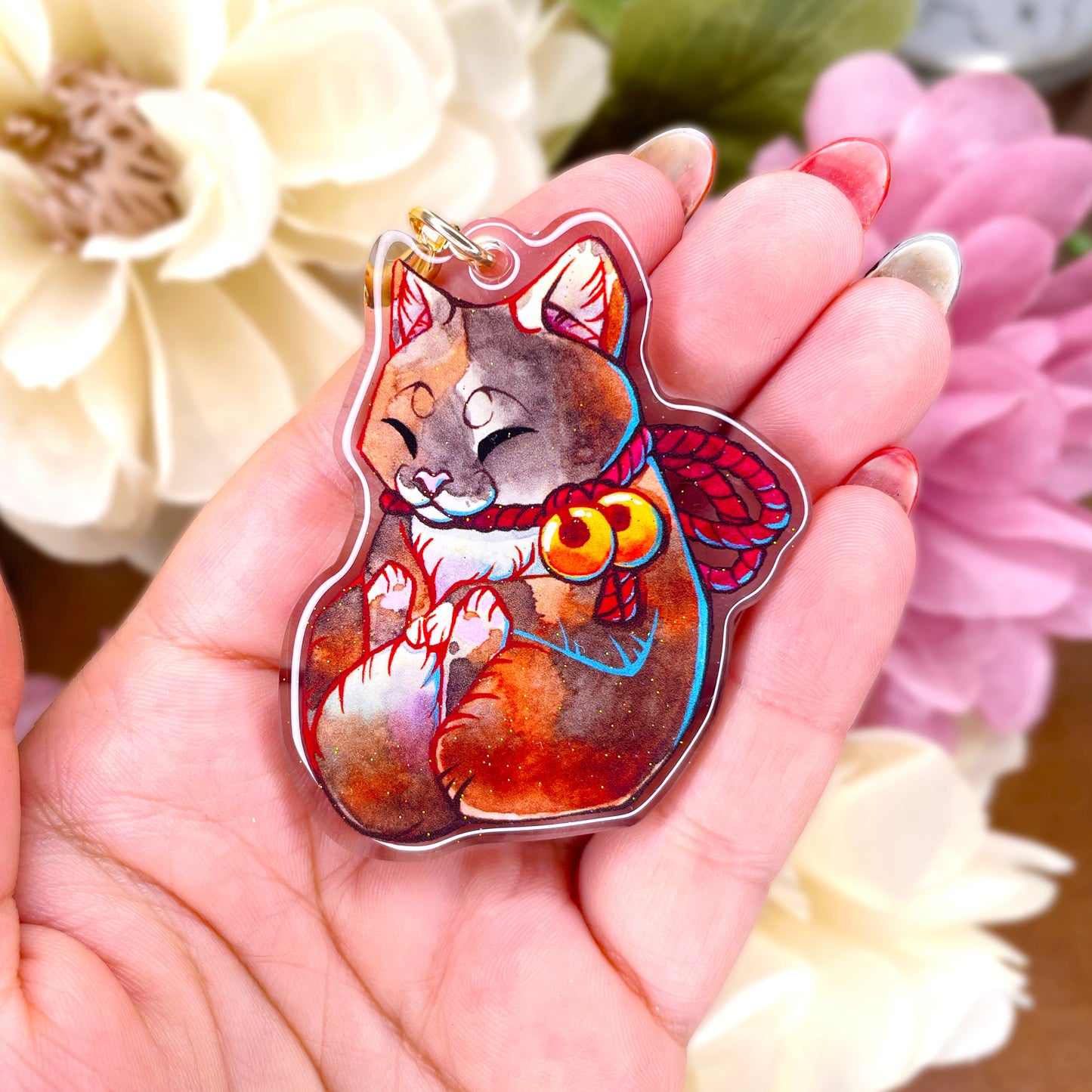 Guardian Cat - Keychain