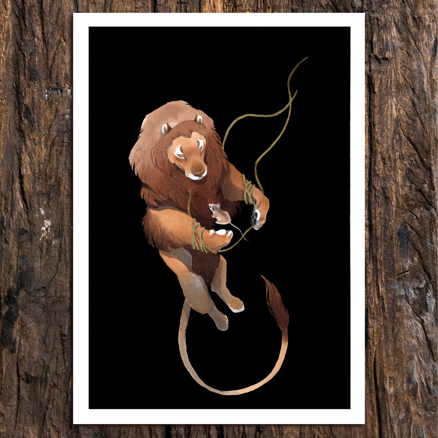 The Lion And The Mouse - Prints