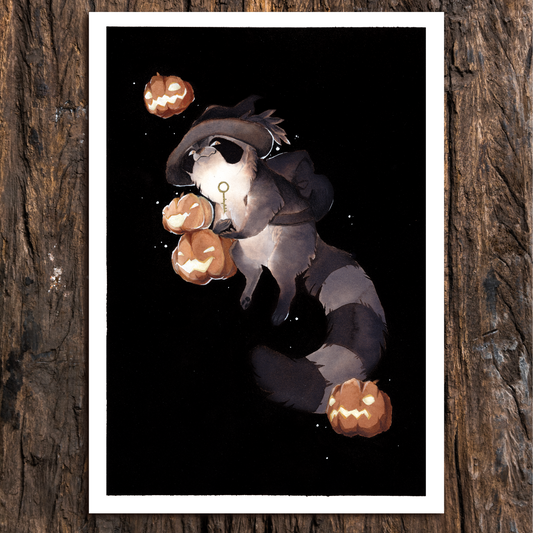 Merchant Raccoon - Prints