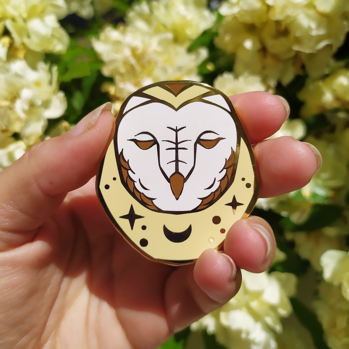 Moon Owl - Enamel Pin