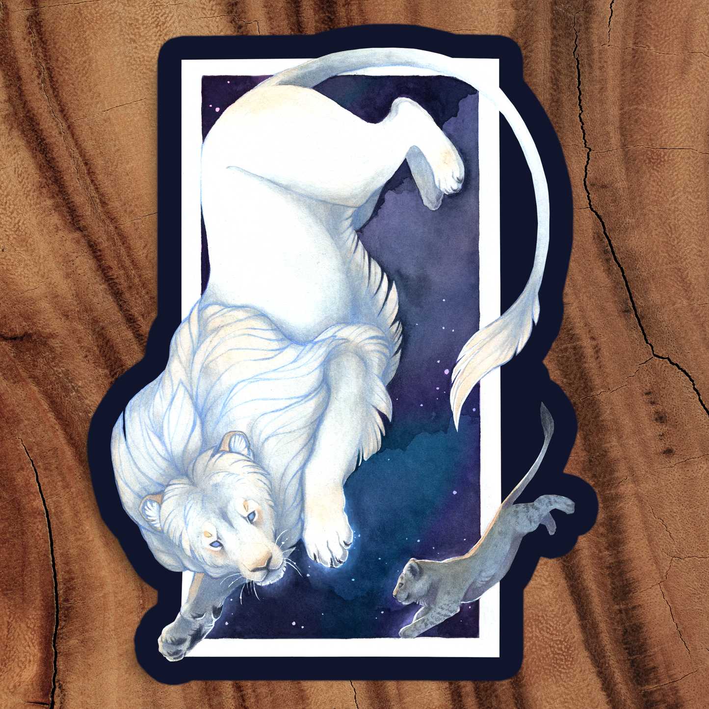 Wisdom - Holographic XL Stickers