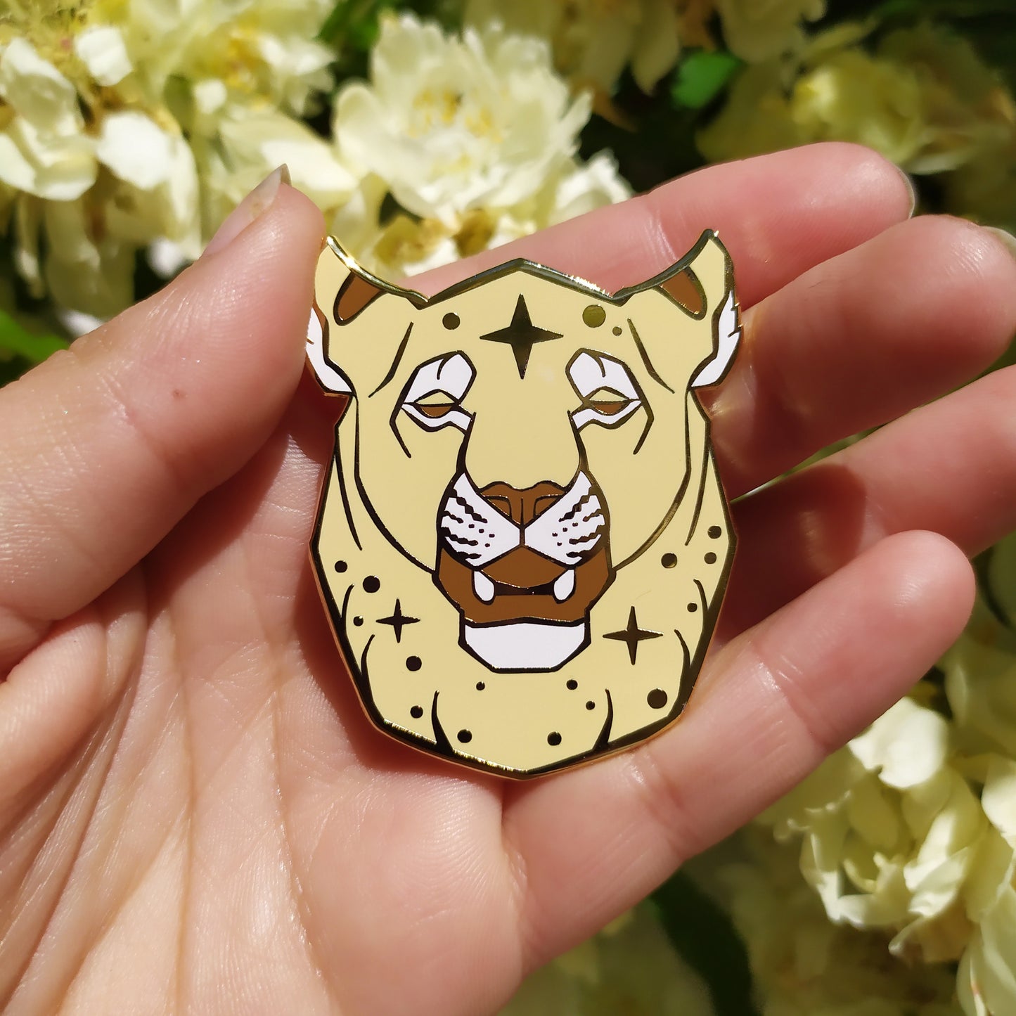 Starry Lioness - Enamel Pin