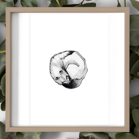 Sleeping - Original Drawing