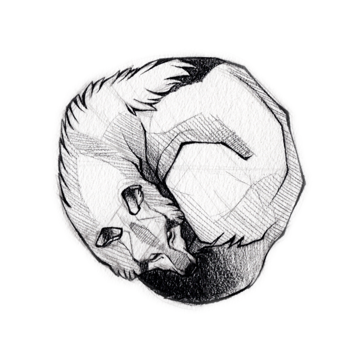 Sleeping - Original Drawing