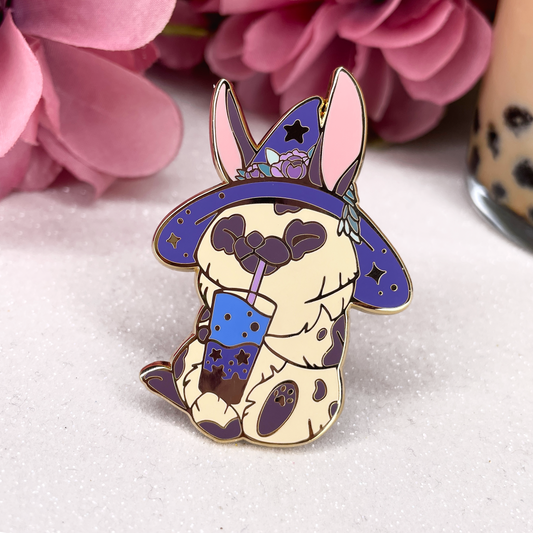 Starry Bubble Tea - Enamel Pin