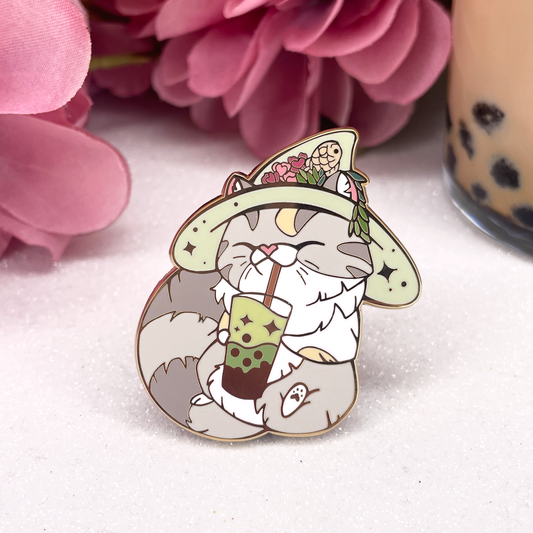 Matcha Bubble Tea - Enamel Pin