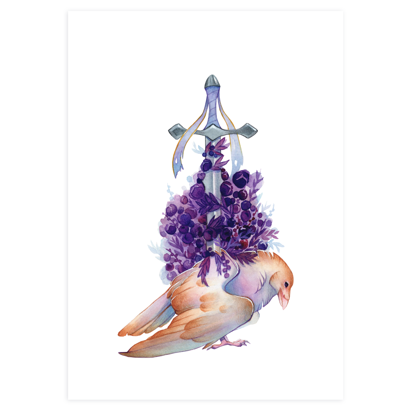 Longsword, Albino Raven - Prints