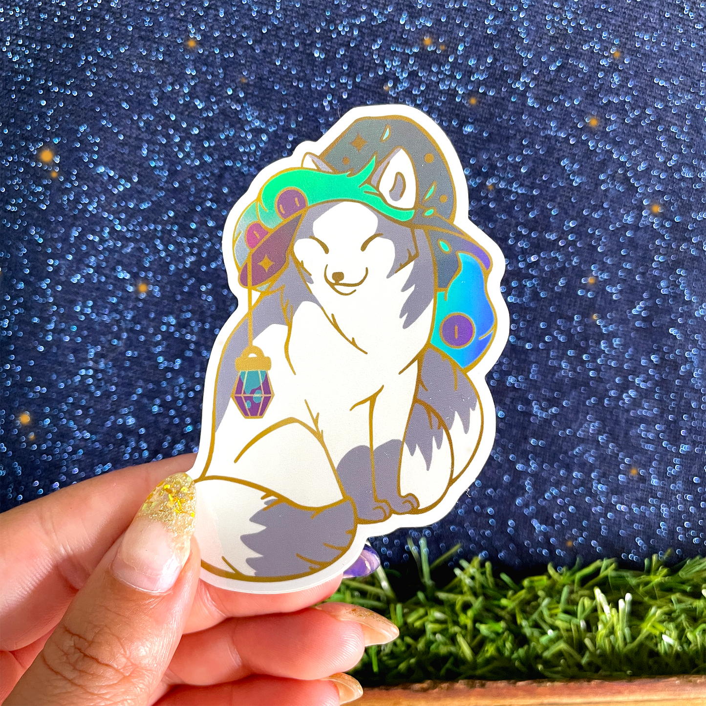 Shiro - Holographic Sticker