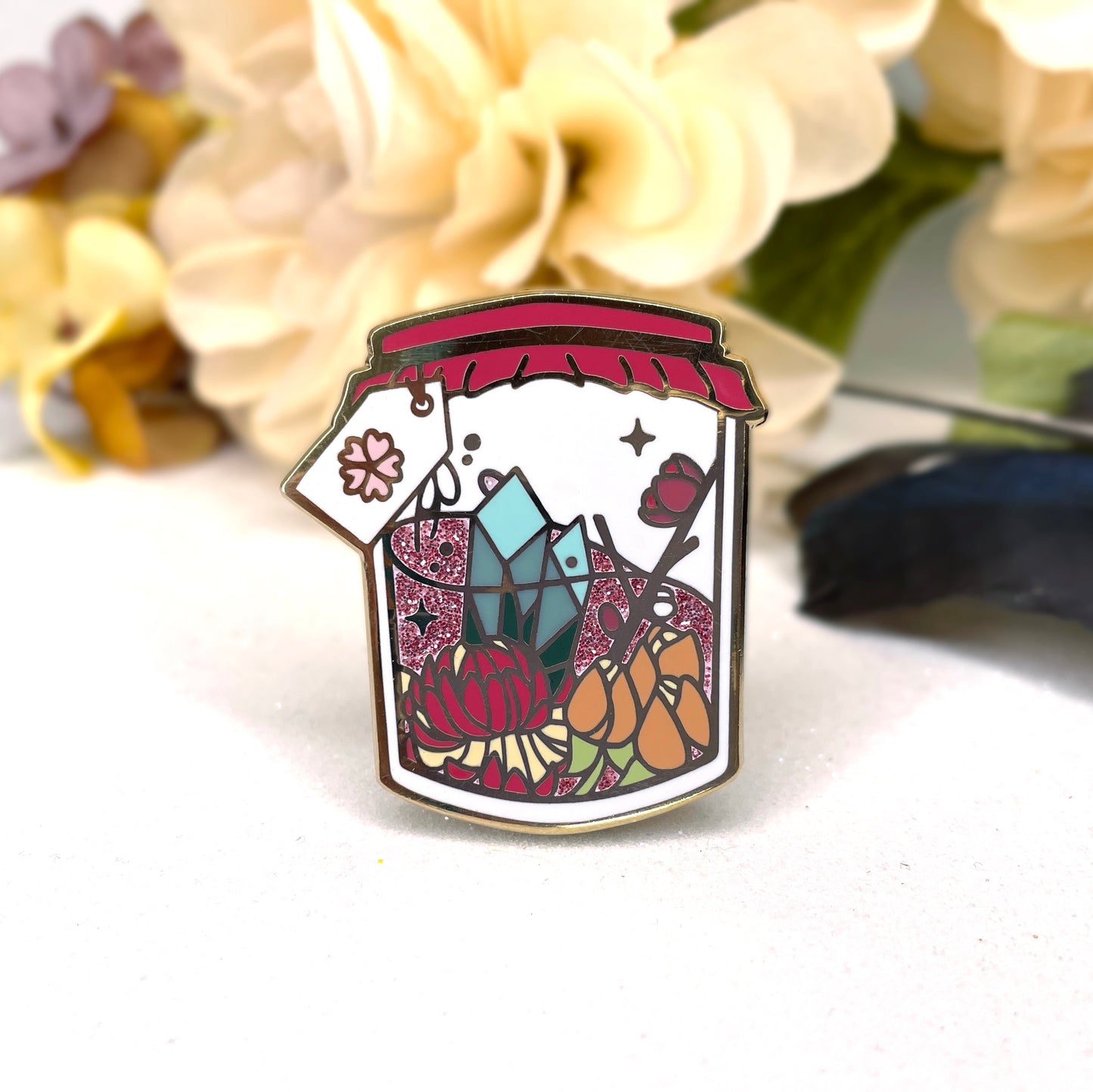 Spring Jar - Enamel Pin