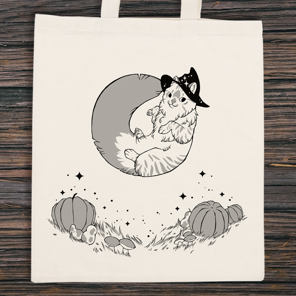 Witch Cat - Tote Bag